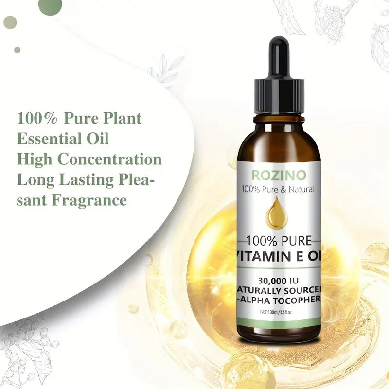 Rozino Pure Natural Vitamin E Oil for Skin Repair & Hair Care