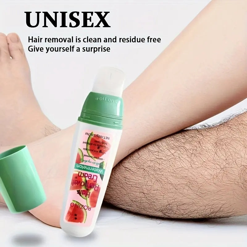 Rozino 3-in-1 Watermelon Hair Removal Cream - Remove, Moisturize & Soothe
