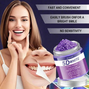 ROZINO 5D White Tooth Powder - Activated Charcoal Whitening - 50g