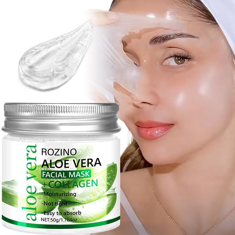 Rozino Aloe Vera & Collagen Facial Mask - Moisturizing Night Care - 50g