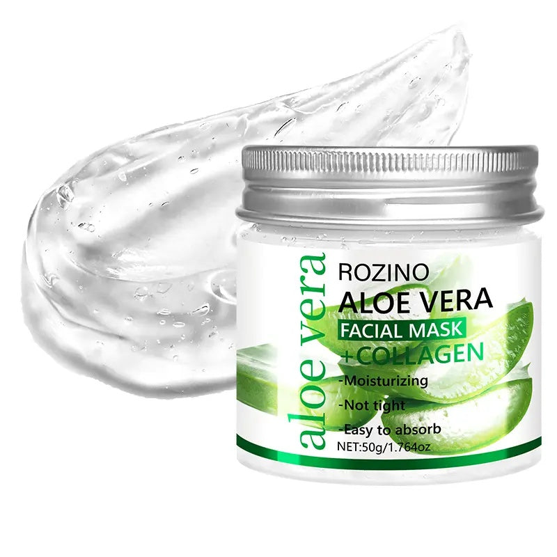 Rozino Aloe Vera & Collagen Facial Mask - Moisturizing Night Care - 50g
