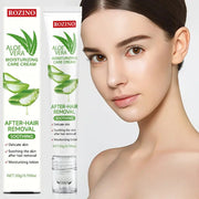 Rozino Aloe Vera Post-Hair Removal Cream - Soothing Moisturizer for Smooth Skin