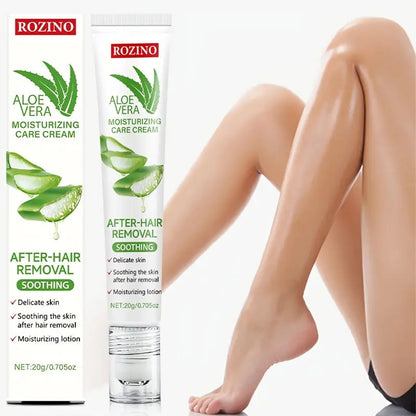 Rozino Aloe Vera Post-Hair Removal Cream: Soothing, Moisturizing for Smooth Skin