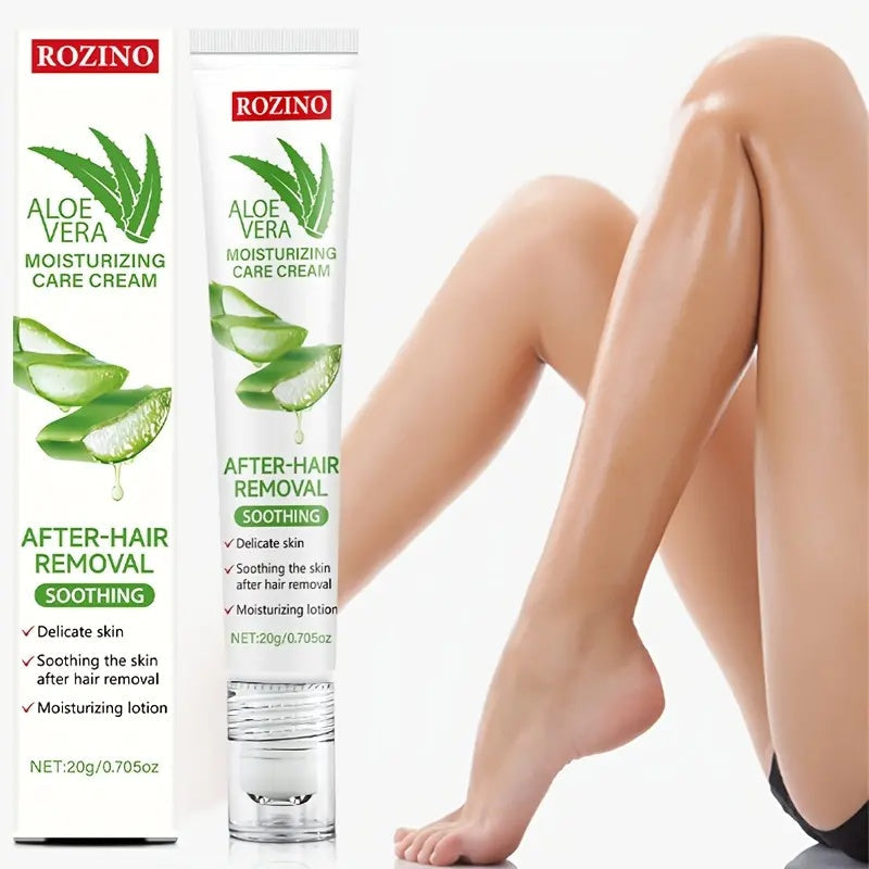 Rozino Aloe Vera Post-Hair Removal Cream - Soothing Moisturizer for Smooth Skin
