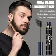 Rozino Beard Root Touch-Up - Gray Hair Coverage Paste, 10ml