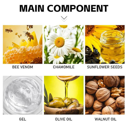ROZINO Bee Venom & Chamomile Hand & Foot Mask - Intense Moisturizing, Hydrating, Nourishing & Exfoliating Formula for Dry Skin Care 150g