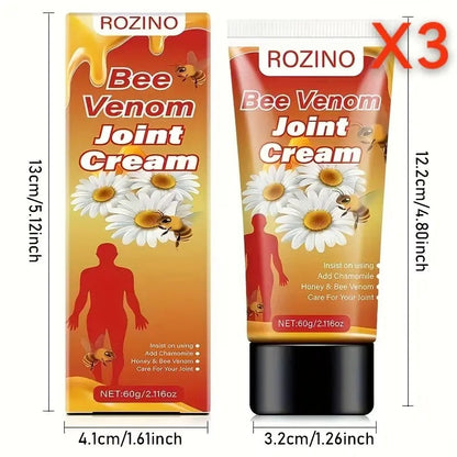 Rozino Bee Venom Joint Cream | Nourish Joints, Suitable for All Joints & Moisturizing