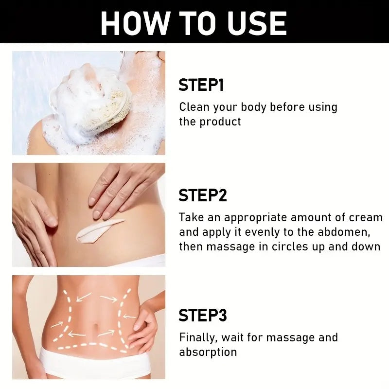 ROZINO Belly Firming & Reshaping Cream - Skin Tightening Moisturizer