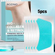 Rozino Bio-Collagen & Retinol Firming Neck Patches - Anti-Wrinkle Silicone Pads