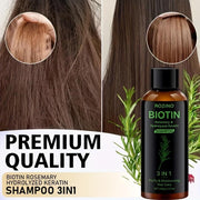 Rozino Biotin & Rosemary 3-in-1 Shampoo with Hydrolyzed Keratin