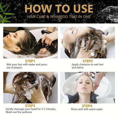 Rozino Biotin Rosemary Shampoo: 3 - in - 1 with Hydrolyzed Keratin for Premium Hair Care