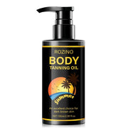 ROZINO Body Tanning Oil - Sunless Self Tanner Bronzing Lotion