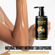 ROZINO Body Tanning Oil - Sunless Self Tanner Bronzing Lotion