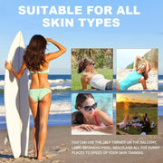 ROZINO Body Tanning Oil - Sunless Self Tanner Bronzing Lotion