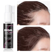 Rozino Brown Hairline Powder - Root Touch Up & Gray Coverage for Women & Men, 48-Hour Stain-Proof