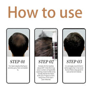 Rozino Brown Hairline Powder - Root Touch Up & Gray Coverage for Women & Men, 48-Hour Stain-Proof