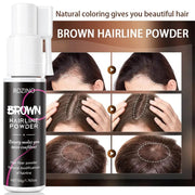 Rozino Brown Hairline Powder - Root Touch Up & Gray Coverage for Women & Men, 48-Hour Stain-Proof