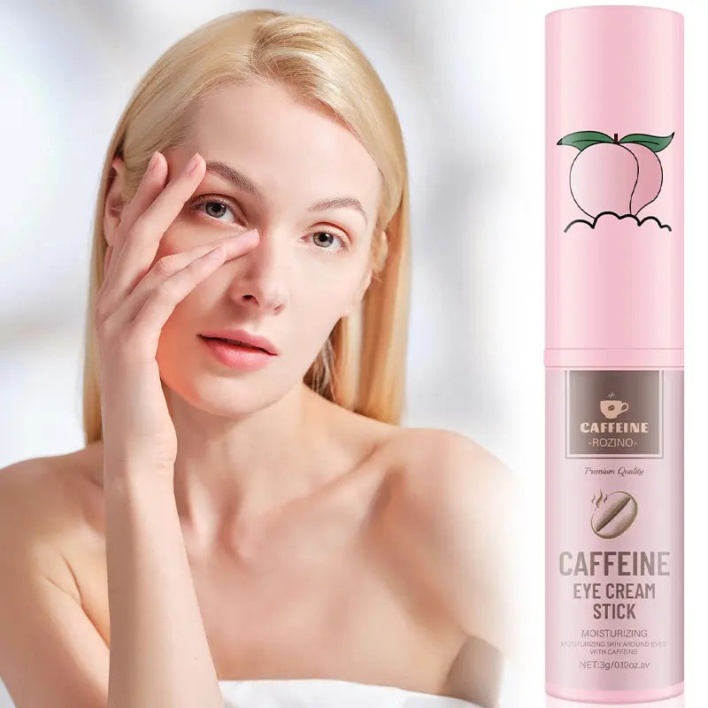 ROZINO Caffeine Eye Cream Stick - Moisturizing Eye Brightener, 3g