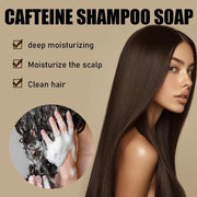 ROZINO Caffeine Solid Shampoo Bar - Deep Cleansing & Oil Control, 60g
