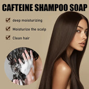 ROZINO Caffeine Solid Shampoo Bar - Deep Cleansing & Oil Control, 60g