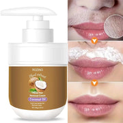ROZINO Coconut Oil Hair Removal Cream - Gentle Painless Depilatory for Face, Arms & Legs