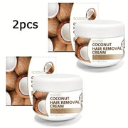 Rozino Coconut Oil Hair Removal Cream - Mild Formula for Sensitive Skin, 100g