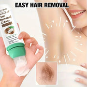 Rozino Coconut Oil Hair Removal Cream - Mild Formula for Sensitive Skin, 100g