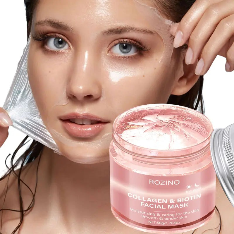 ROZINO Collagen & Biotin Hydrating Facial Mask - 50g