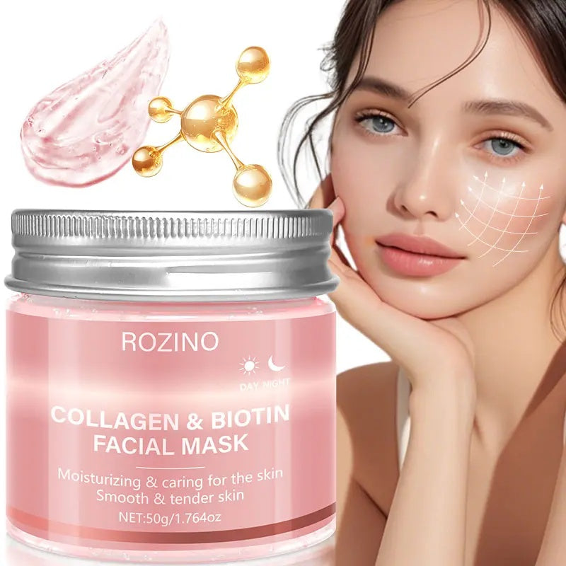 ROZINO Collagen & Biotin Hydrating Facial Mask - 50g