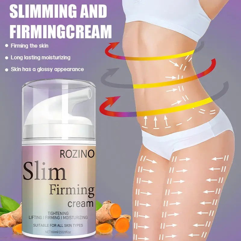 ROZINO Firming Body Cream for Belly, Legs, Arms & Butt - 60ml