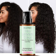 ROZINO Curl Defining Cream - Anti-Frizz Leave-In Styling Product, 200g