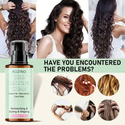 ROZINO Curl Defining Cream - Anti-Frizz Leave-In Styling Product, 200g