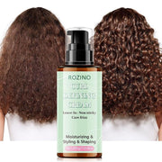 ROZINO Curl Defining Cream - Anti-Frizz Leave-In Styling Product, 200g