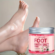 ROZINO Foot Soak with Tea Tree & Lavender Oil - Detox Bath Salts for Dry Cracked Feet