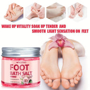 ROZINO Foot Soak with Tea Tree & Lavender Oil - Detox Bath Salts for Dry Cracked Feet