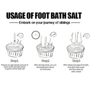 ROZINO Foot Soak with Tea Tree & Lavender Oil - Detox Bath Salts for Dry Cracked Feet