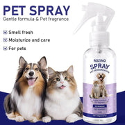 ROZINO Gentle Pet Deodorizing Spray - Fresh Scent & Moisturizing Care