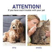 ROZINO Gentle Pet Deodorizing Spray - Fresh Scent & Moisturizing Care