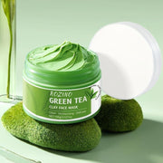 ROZINO Green Tea Cleansing Clay Mask - Deep Pore Cleansing & Moisturizing