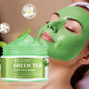 ROZINO Green Tea Cleansing Clay Mask - Deep Pore Cleansing & Moisturizing