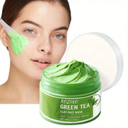ROZINO Green Tea Cleansing Clay Mask - Deep Pore Cleansing & Moisturizing