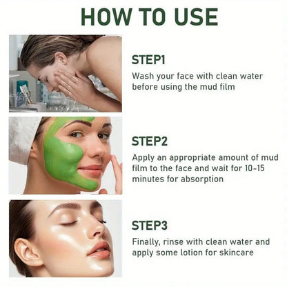 ROZINO Green Tea Cleansing Clay Mask (Deep Cleansing/Moisturizing/Pore Care) lambena  skin  care