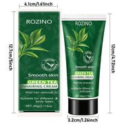 ROZINO Green Tea Hair Removal Cream for Lips - Gentle Formula, 60g