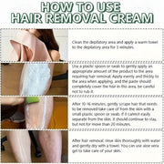 ROZINO Green Tea Hair Removal Cream for Lips - Gentle Formula, 60g