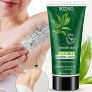 ROZINO Green Tea Hair Removal Cream for Lips - Gentle Formula, 60g