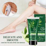 ROZINO Green Tea Hair Removal Cream for Lips - Gentle Formula, 60g