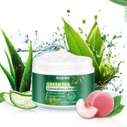ROZINO Green Tea Hair Removal Cream - Painless for Body, Face & Bikini - 50g