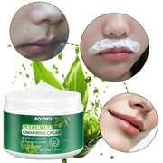 ROZINO Green Tea Hair Removal Cream - Painless for Body, Face & Bikini - 50g