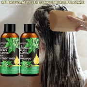 Rozino Jamaica Black Castor Oil Shampoo & Conditioner Set - 100g Each