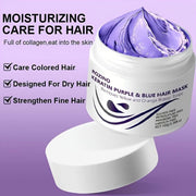 ROZINO Keratin Purple & Blue Hair Mask - Anti-Brass Toning Treatment